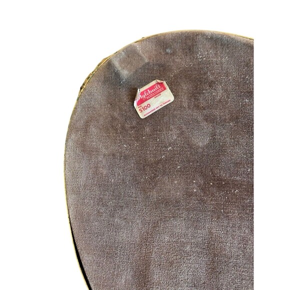 Vtg Stylebuilt Accessories 15’’ Oval Mirrored Vanity Tray Hollywood Regency Gold - Picture 3 of 7